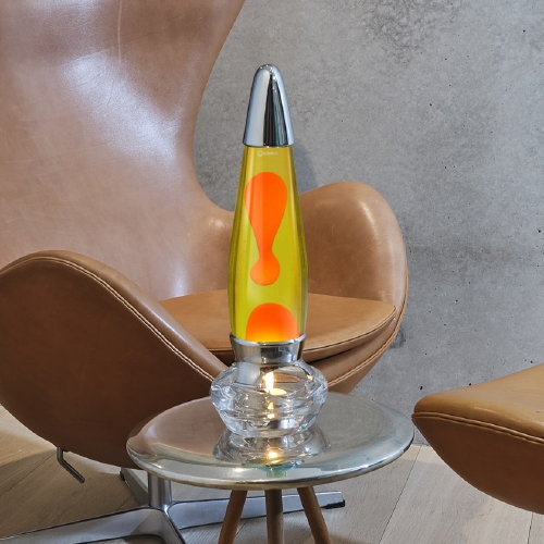 Mathmos Evo Waxinelicht Lavalamp - Geel/Oranje