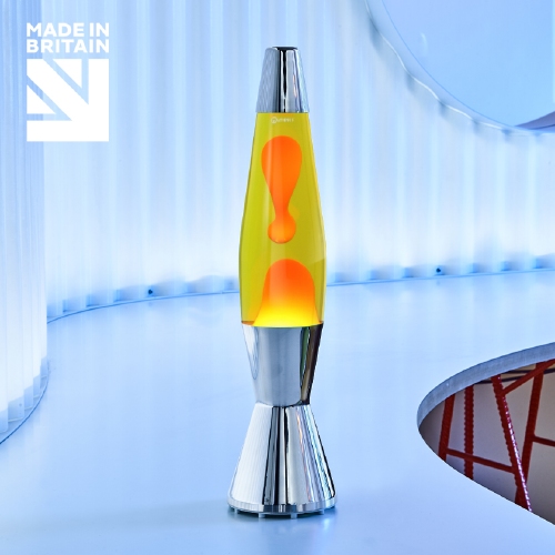 Mathmos Astro Baby Lavalamp - Geel met Oranje lava