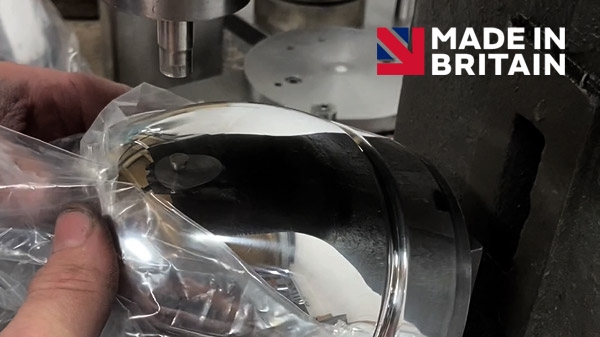 Mathmos Rokit Raket lavalamp - Violet met Turquoise lava