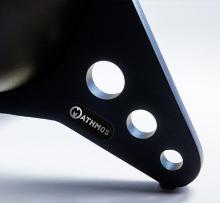 Mathmos Rokit Raket lavalamp Zwart - Geel met Oranje lava