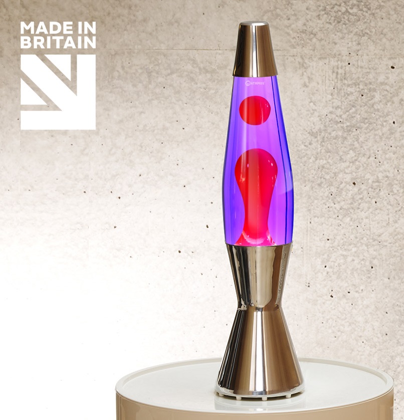 Mathmos Astro Baby Lavalamp Violet/Rood