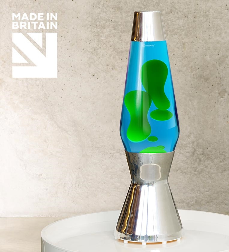 Mathmos Astro Lavalamp Blauw/Groen