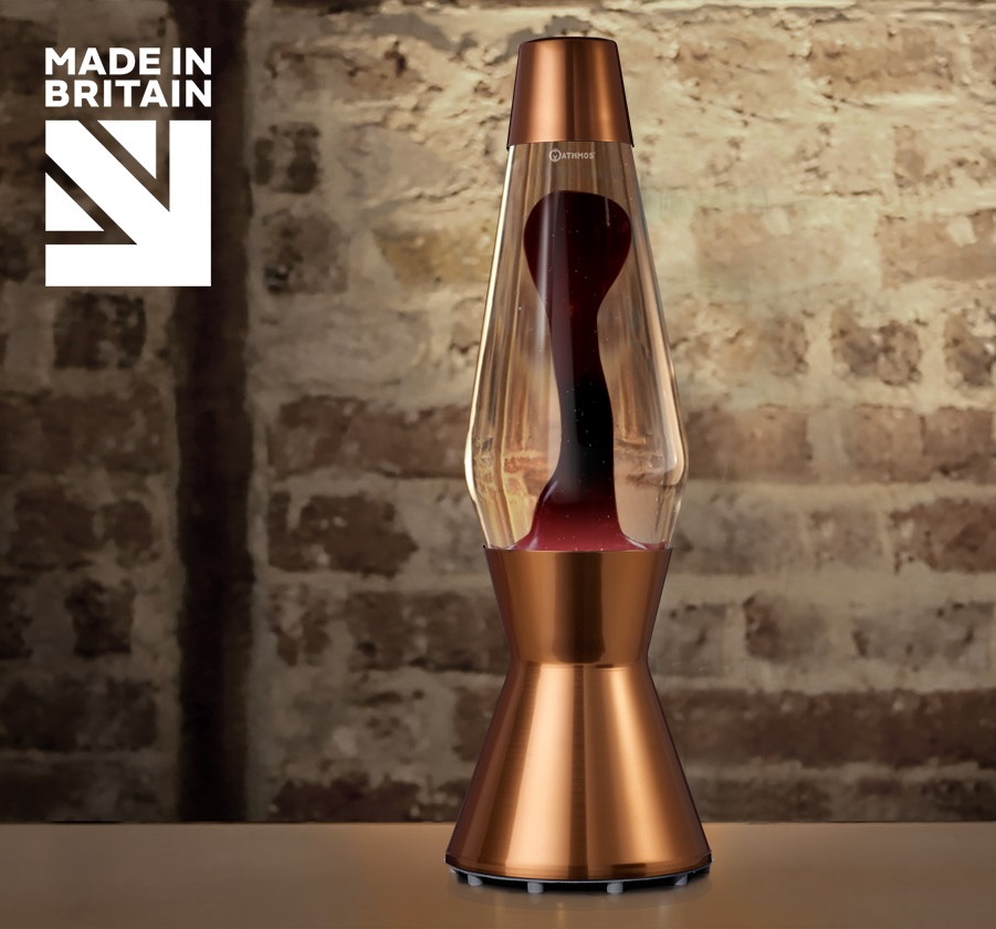 Mathmos Astro Koper Lavalamp Donker Paars