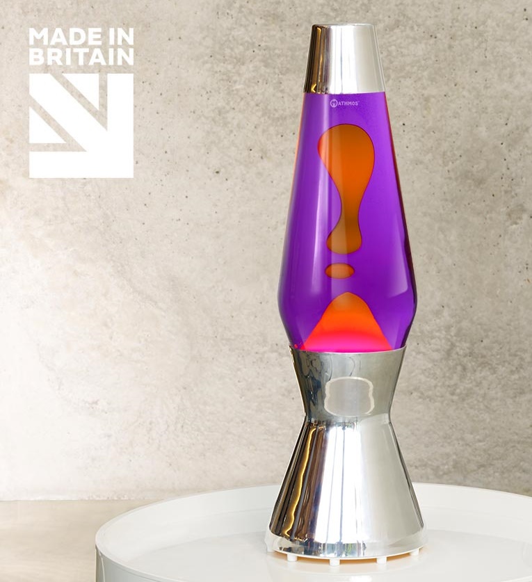 Mathmos Astro Lavalamp Violet/Oranje