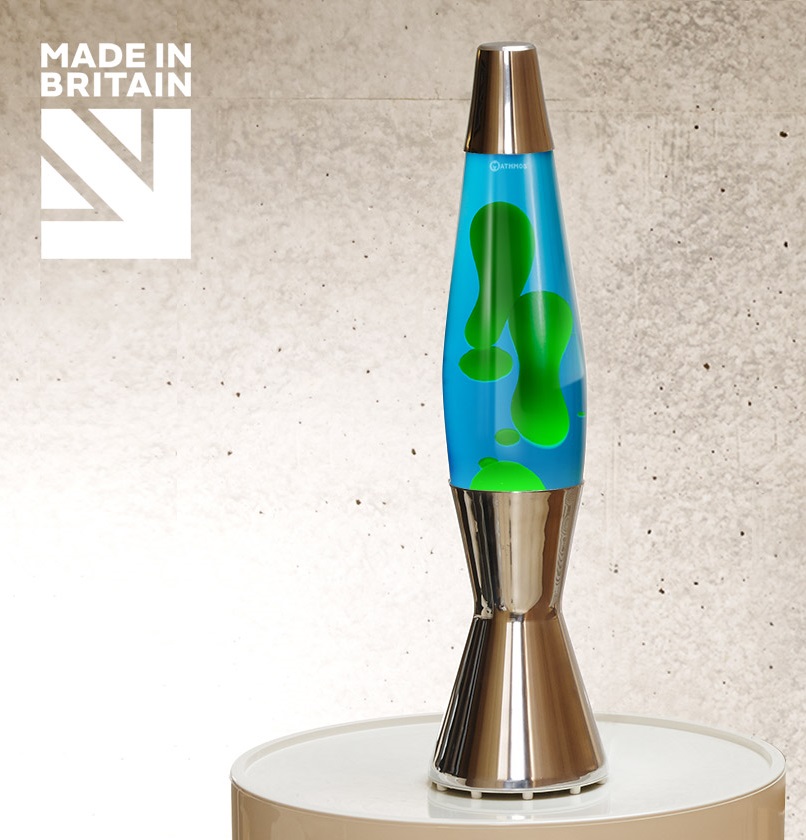 Mathmos Astro Baby Lavalamp Blauw/Groen