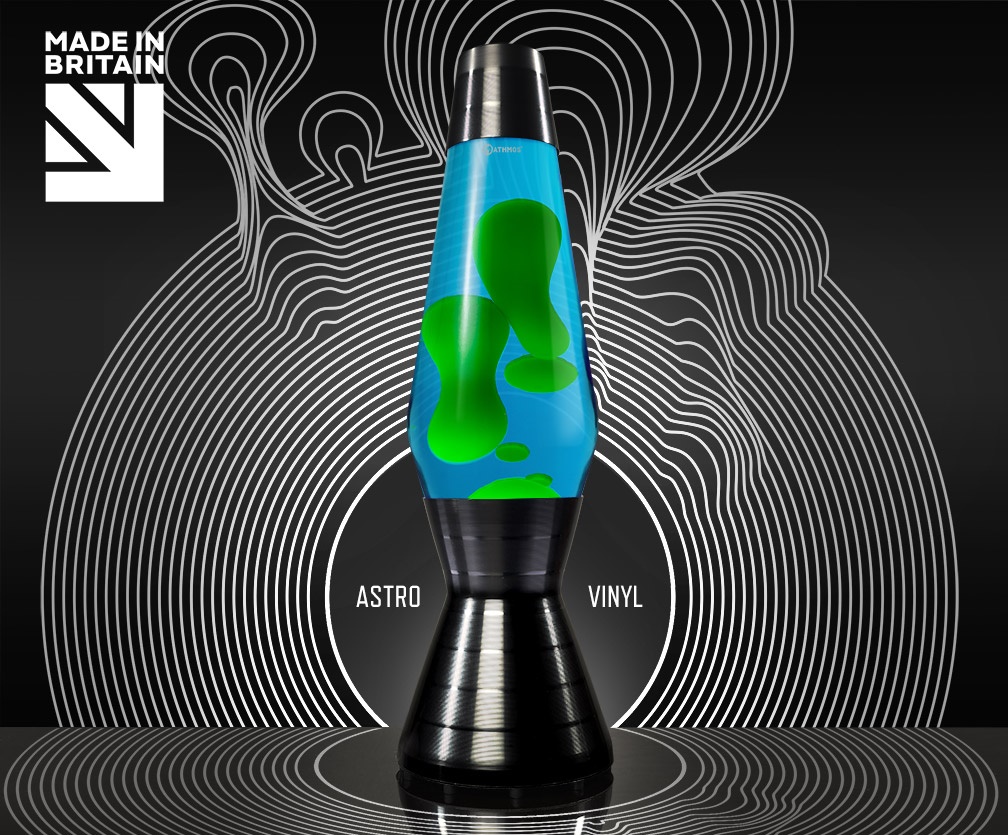 Mathmos Astro Vinyl Lavalamp Blauw/Groen