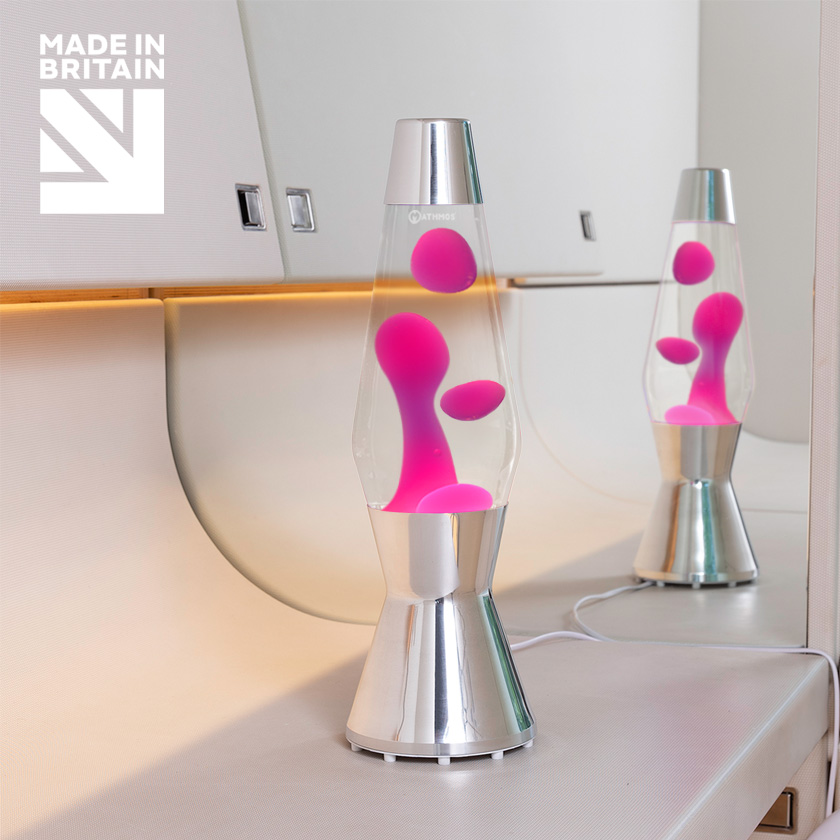 Mathmos Astro Lavalamp Roze
