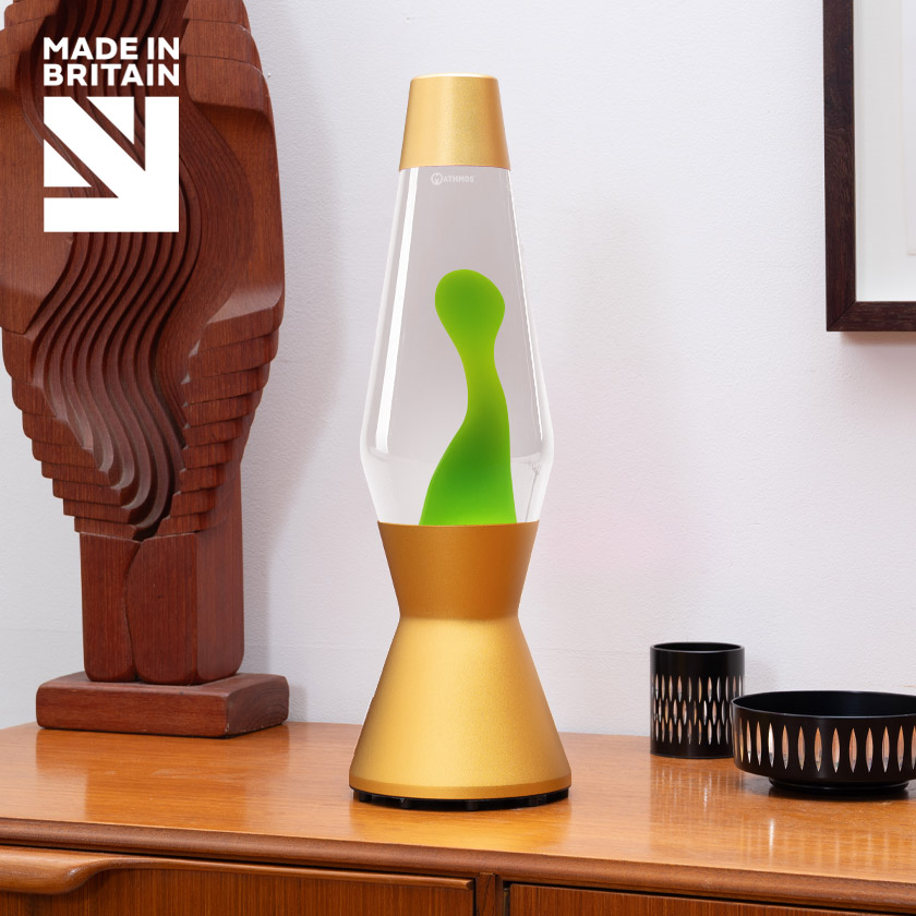 Mathmos Astro Koper Lavalamp Groen
