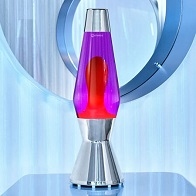 Mathmos Astro Lavalamp Zilver