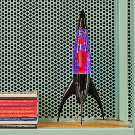 Telstar Raket Lavalamp Zwart